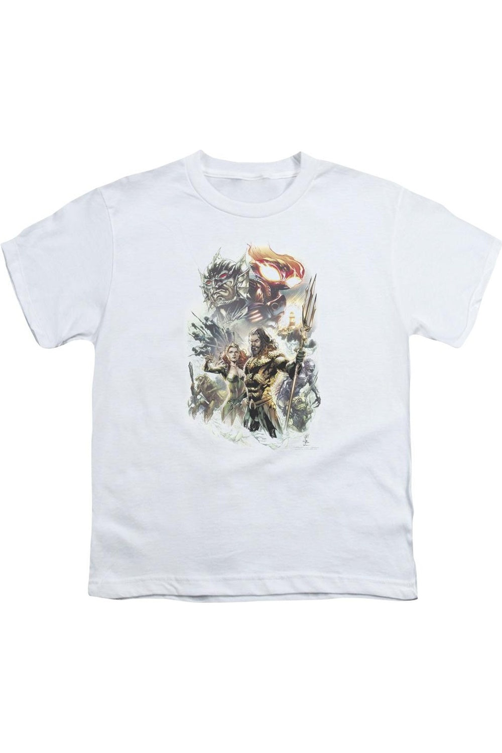 Футболка с коротким рукавом для детей "Aquaman: Король Атлантиды" Gildan, белый
Футболка с коротким рукавом для детей "Aquaman: Король Атлантиды" Gildan, белый