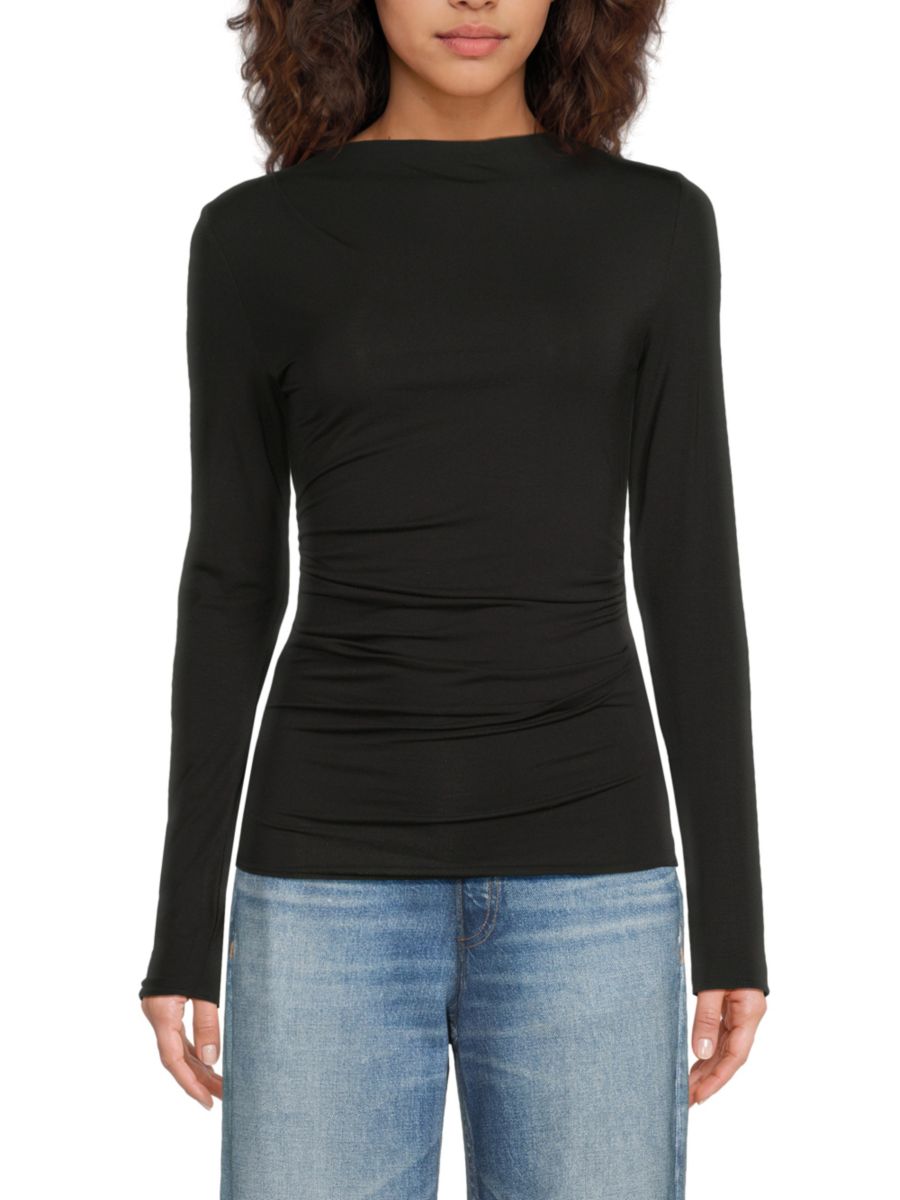 Топ с драпировкой от Luca rag & bone, черный
Топ с драпировкой от Luca rag & bone, черный