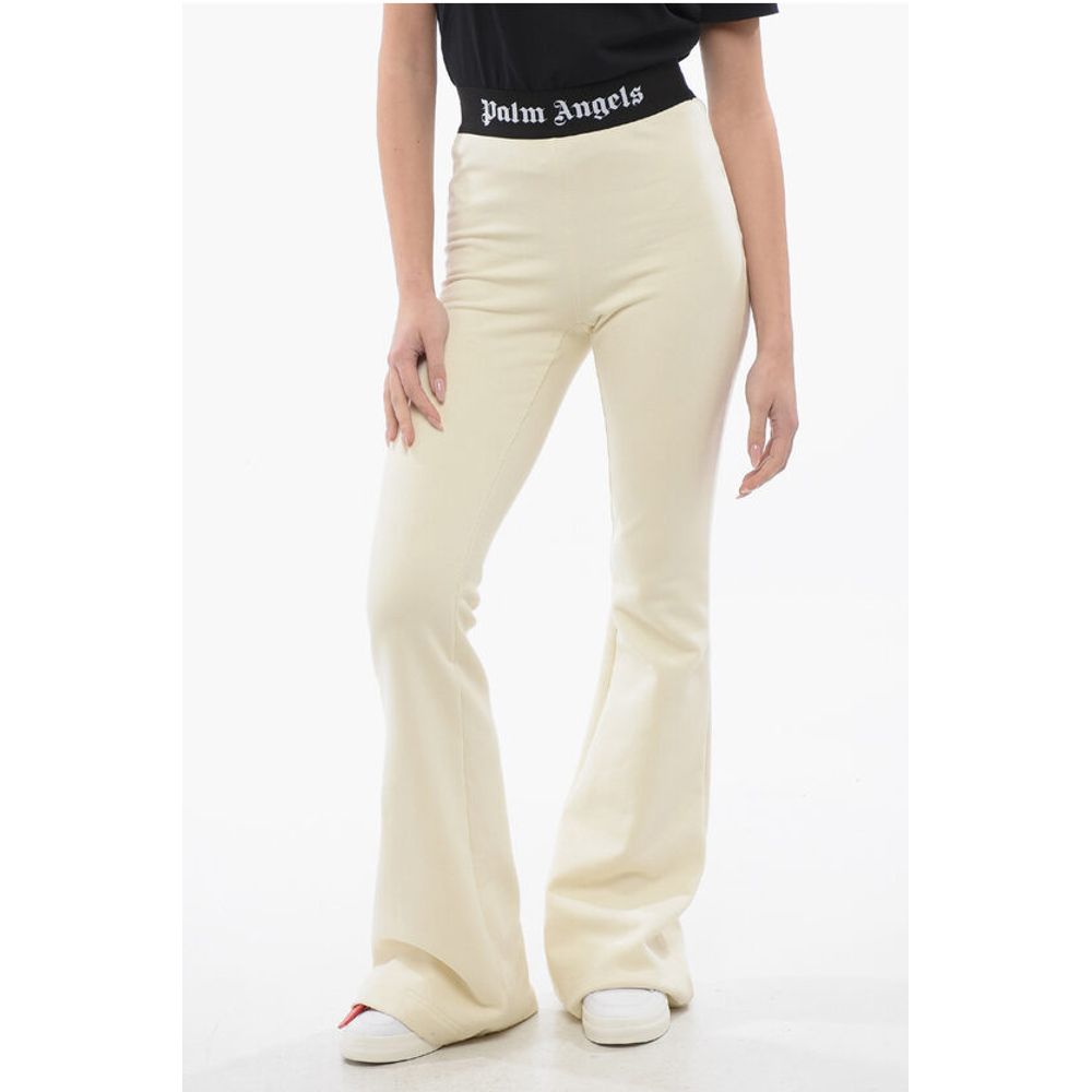 Спортивные брюки расклешенного кроя с логотипом и эластичным поясом Palm Angels, White
Спортивные брюки расклешенного кроя с логотипом и эластичным поясом Palm Angels, White