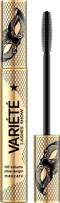 Тушь для ресниц Variété lashes демонстрирует удлинение, подкручивание и придание объема. Eveline Cosmetics, 10 мл
Тушь для ресниц Variété lashes демонстрирует удлинение, подкручивание и придание объема. Eveline Cosmetics, 10 мл