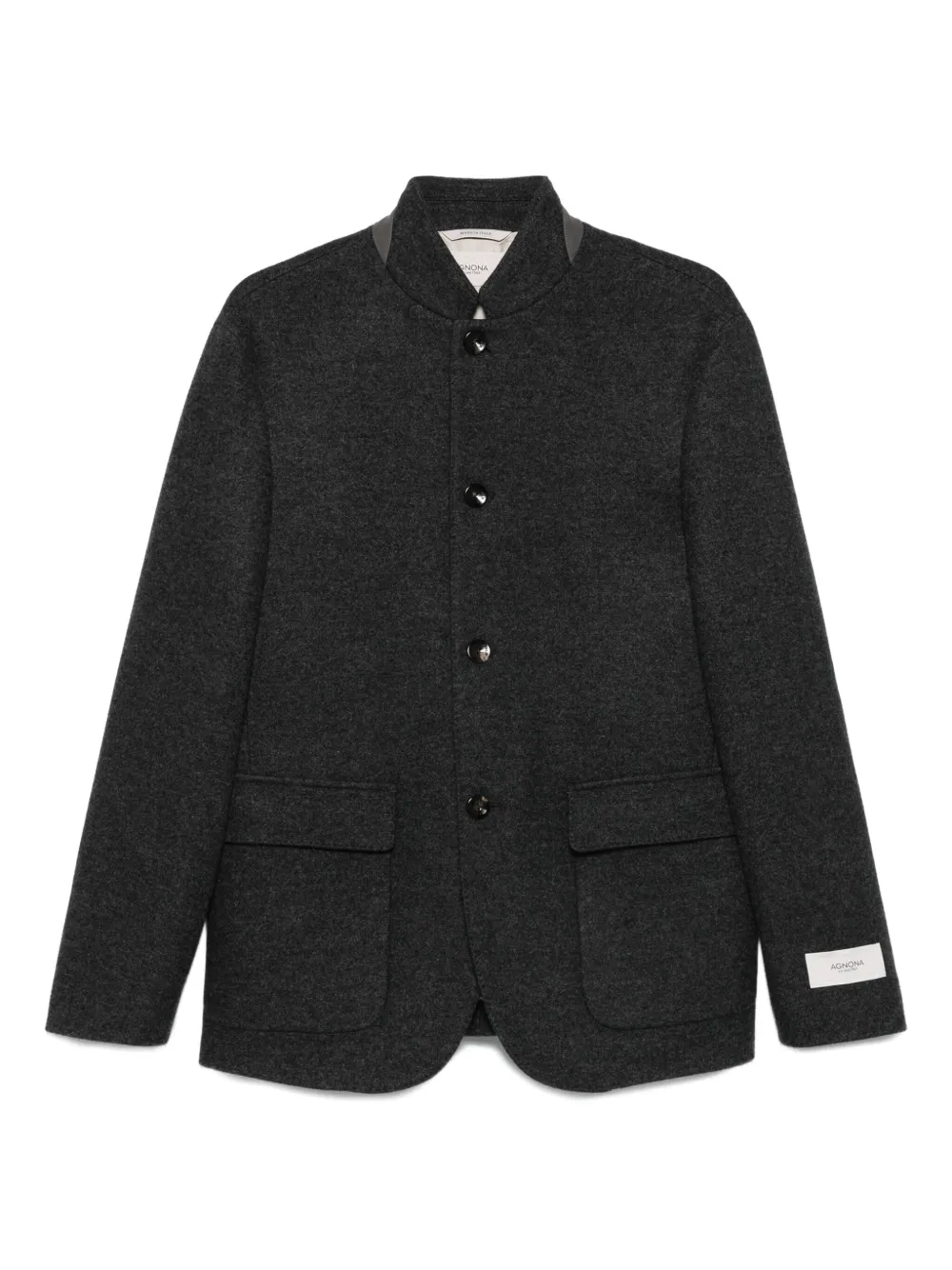 Жакет с воротником-стойкой Agnona, серый
Жакет с воротником-стойкой Agnona, серый