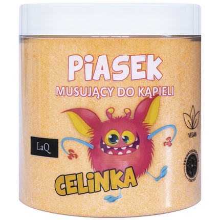 Celinka Orange Fizzing Bath Sand 190g Laq 
Celinka Orange Fizzing Bath Sand 190g Laq
