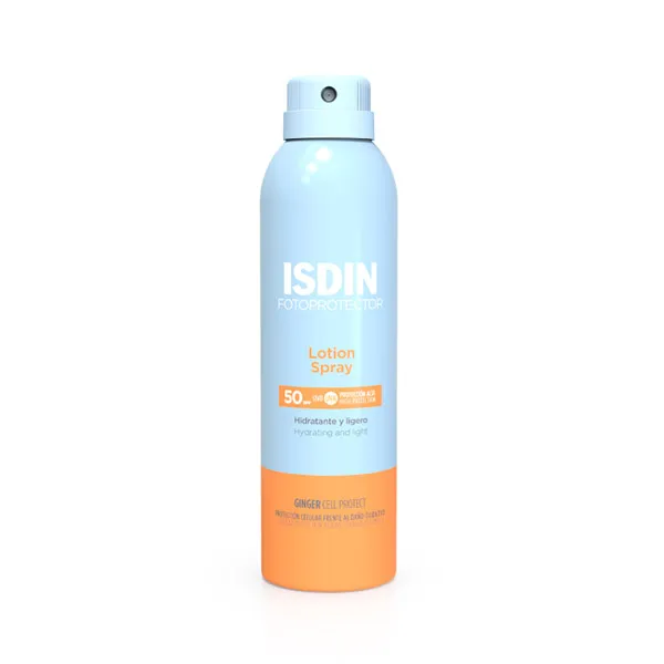 Фотопротектор в увлажняющем лосьоне Lotion Spray Spf 50 Isdin, 250 ml
Фотопротектор в увлажняющем лосьоне Lotion Spray Spf 50 Isdin, 250 ml