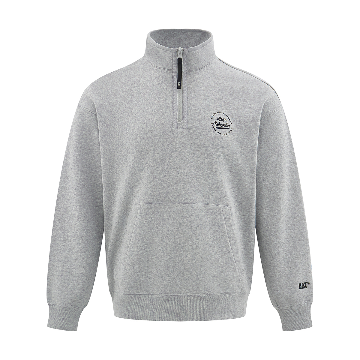 Outdoor Workwear Pullover Half Zip Sweatshirt Men's CAT, ярко-серый
Outdoor Workwear Pullover Half Zip Sweatshirt Men's CAT, ярко-серый