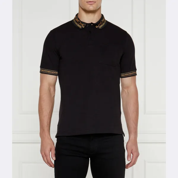 Рубашка поло стандартного кроя Versace, черный
Рубашка поло стандартного кроя Versace, черный
