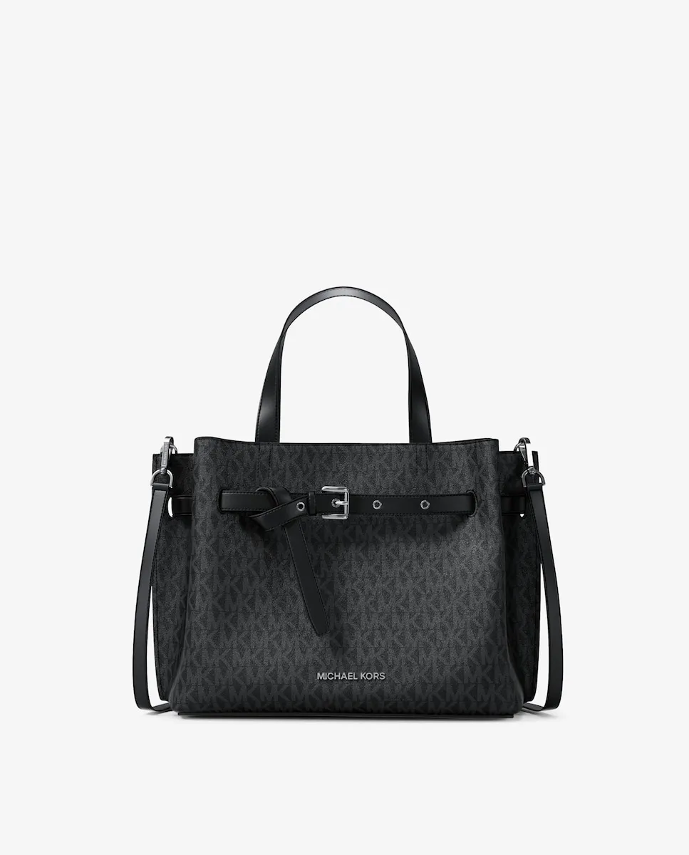 Emilia Средняя сумка с логотипом Michael Michael Kors, черный
Emilia Средняя сумка с логотипом Michael Michael Kors, черный