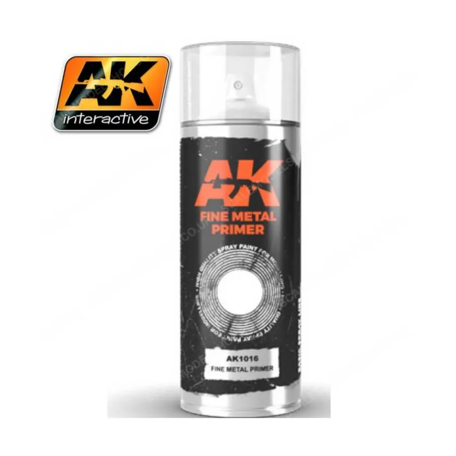 Fine Metal Primer Spray (150 мл), Paint - Primer (AK-Interactive)
Fine Metal Primer Spray (150 мл), Paint - Primer (AK-Interactive)