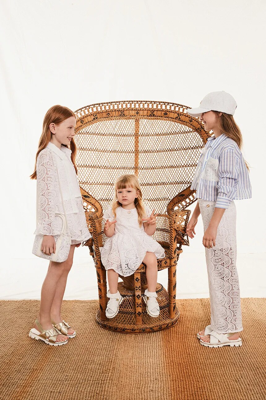 Детская рубашка из хлопка Twinset, синий
Детская рубашка из хлопка Twinset, синий