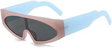 Женские солнцезащитные очки с заклепками, широкие дужки, в стиле хип-хоп; мужские винтажные цельные прямоугольные солнцезащитные очки с градиентным переходом цвета MTZJH, 6
Женские солнцезащитные очки с заклепками, широкие дужки, в стиле хип-хоп; мужские винтажные цельные прямоугольные солнцезащитные очки с градиентным переходом цвета MTZJH, 6