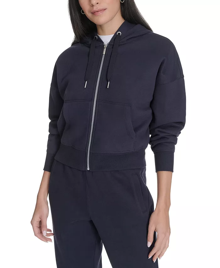 Женская флисовая укороченная толстовка с молнией спереди и длинными рукавами Calvin Klein, синий
Женская флисовая укороченная толстовка с молнией спереди и длинными рукавами Calvin Klein, синий