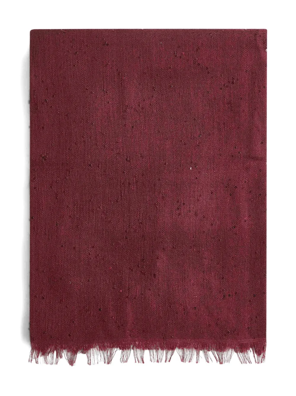 Шарф с пайетками и бахромой Brunello Cucinelli, красный
Шарф с пайетками и бахромой Brunello Cucinelli, красный