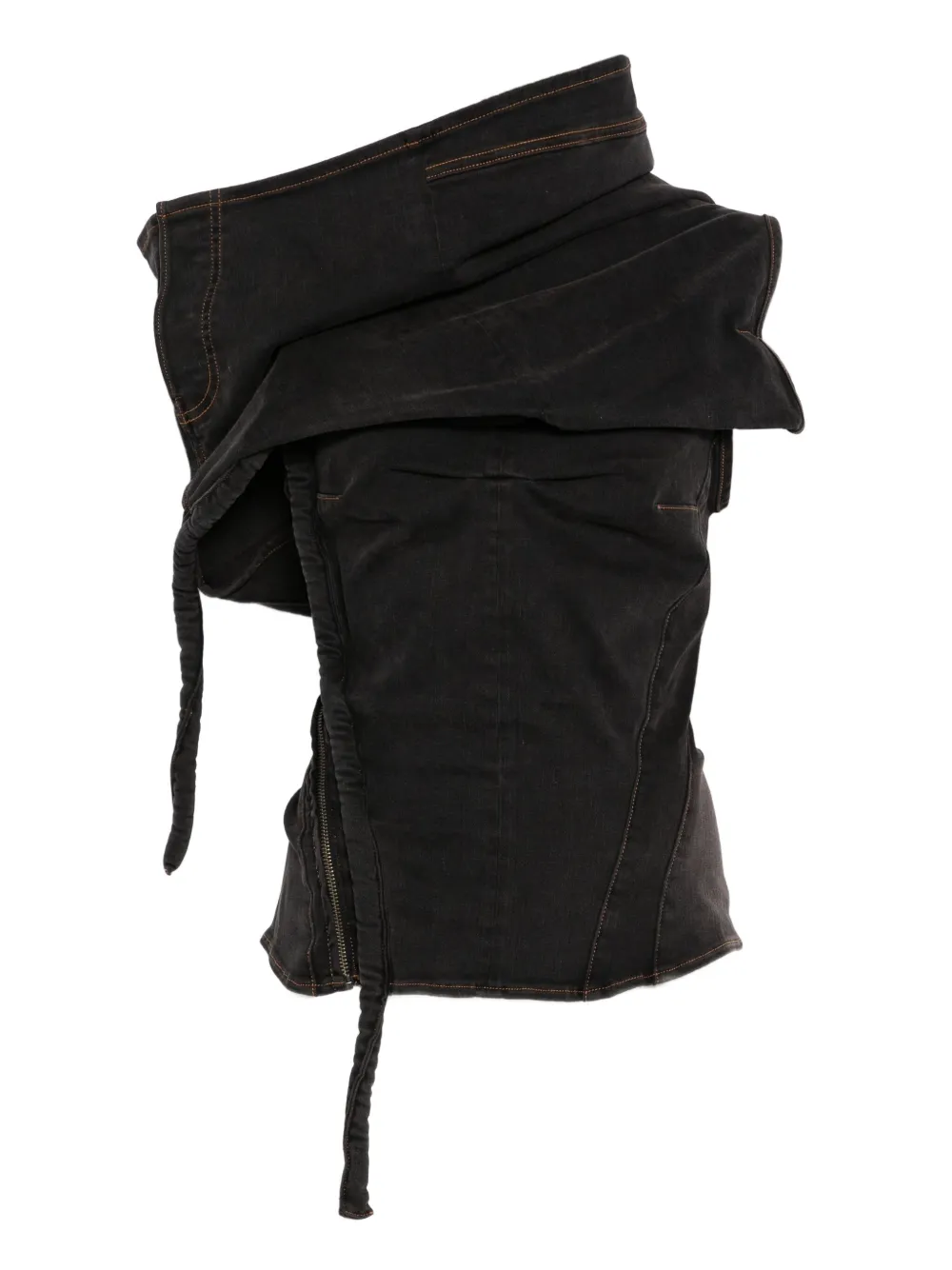 Джинсовая блузка с драпировкой Ottolinger, серый
Джинсовая блузка с драпировкой Ottolinger, серый