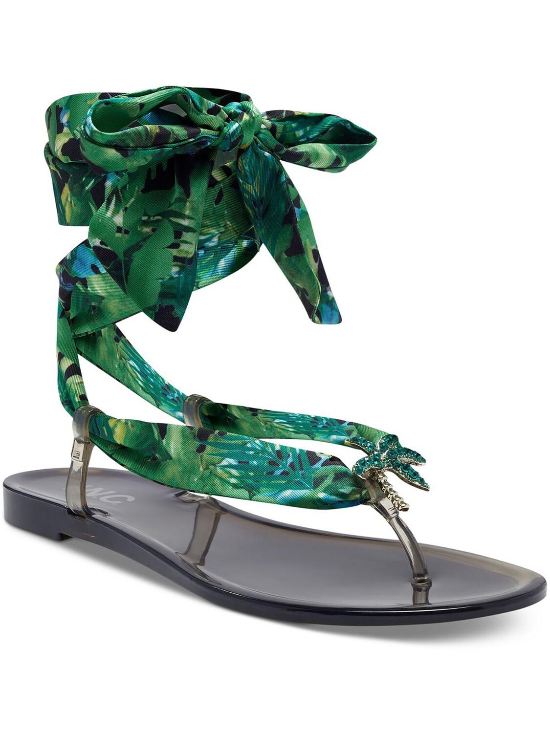 Женские прозрачные сандалии Malana с леопардовым принтом INC, цвет Black/Green Floral
Женские прозрачные сандалии Malana с леопардовым принтом INC, цвет Black/Green Floral