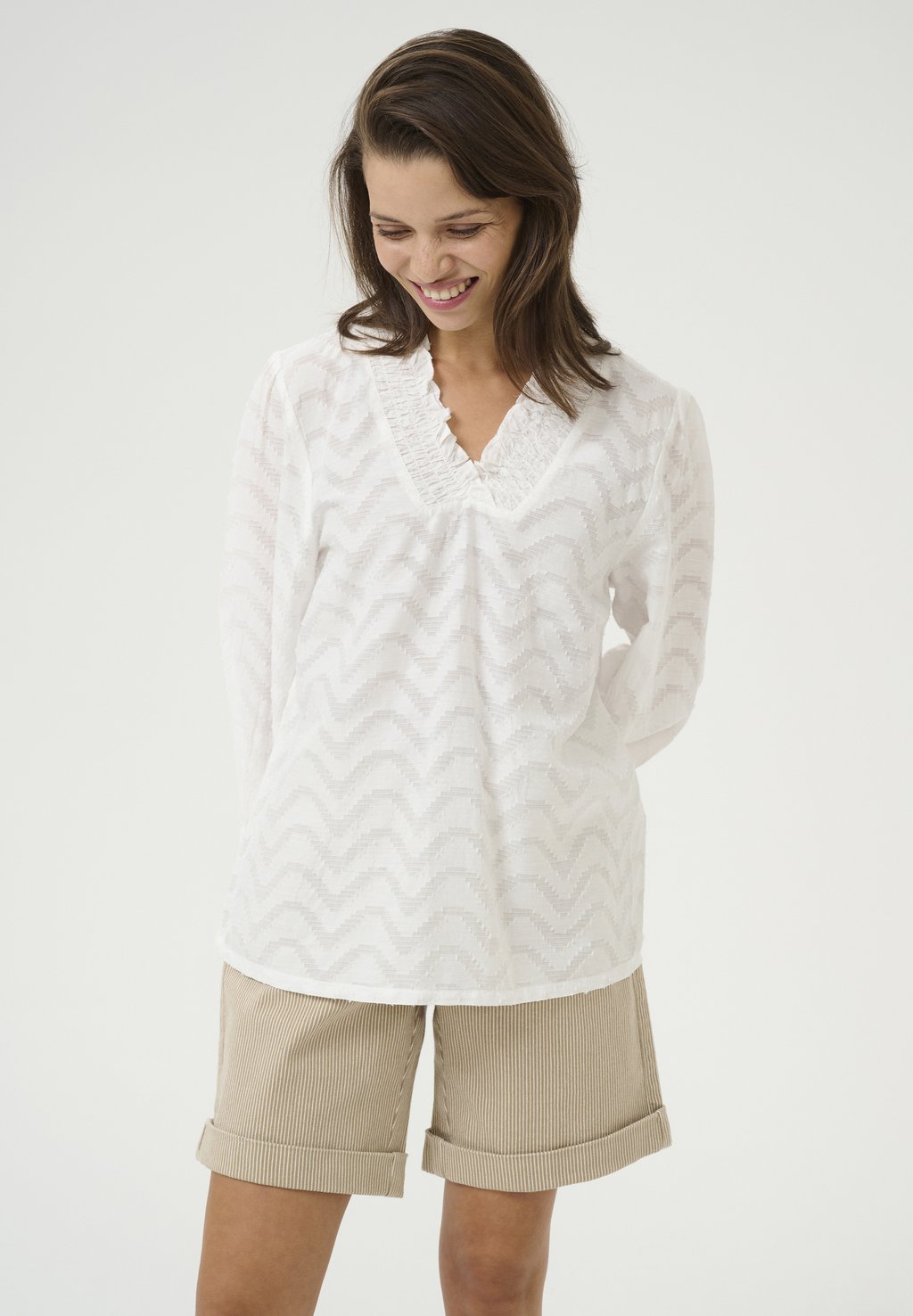 Блуза VICTORIA Kaffe, молочный 
Блуза VICTORIA Kaffe, молочный