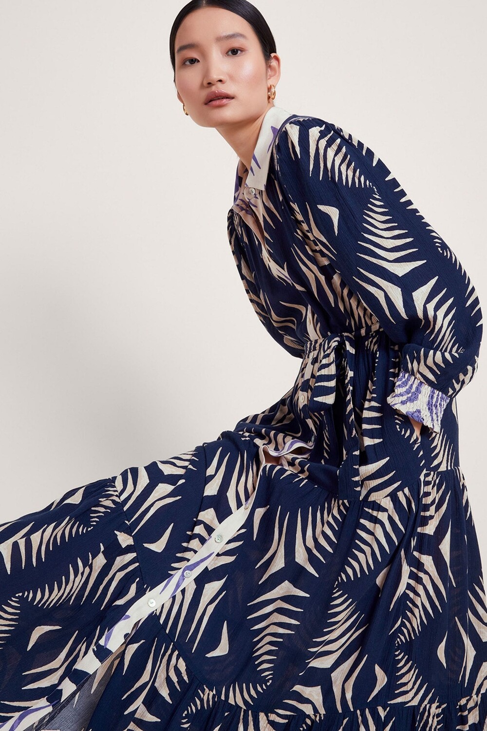 Платье-Рубашка с мими Monsoon, синий
Платье-Рубашка с мими Monsoon, синий