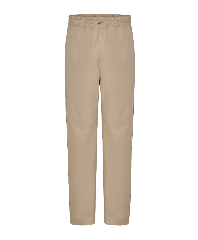 Бежевые хлопковые брюки Maison Kitsunã, бежевый
Бежевые хлопковые брюки Maison Kitsunã, бежевый