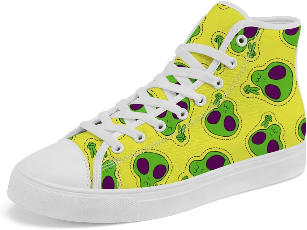 Кеды на высокой подошве chebing Alien с тканевым верхом, мандала, шнуровка, повседневная обувь для мужчин и женщин, желтый
Кеды на высокой подошве chebing Alien с тканевым верхом, мандала, шнуровка, повседневная обувь для мужчин и женщин, желтый