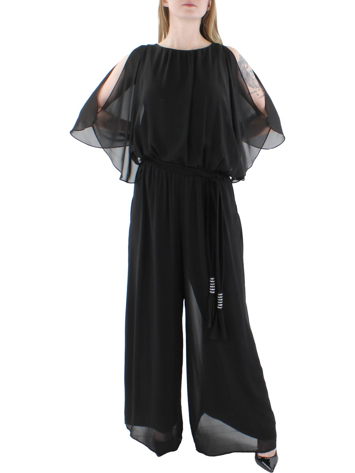 Женский комбинезон-блузон с вырезом MSK, черный
Женский комбинезон-блузон с вырезом MSK, черный