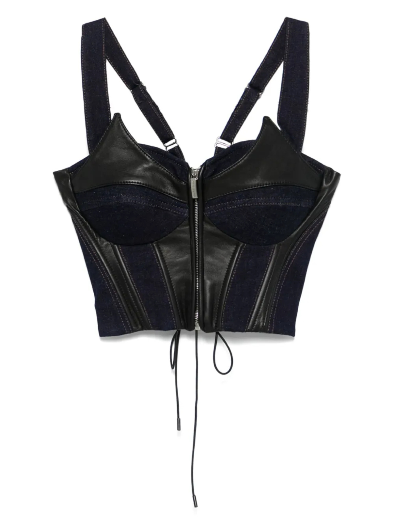 Топ-корсет со вставками из денима MITILIANE COUTURE, синий
Топ-корсет со вставками из денима MITILIANE COUTURE, синий