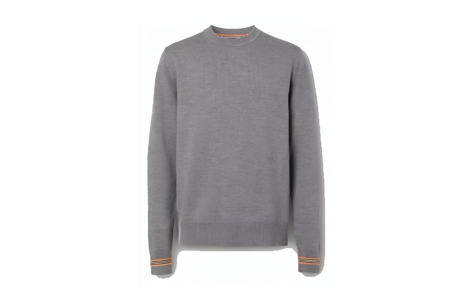 Свитер мужской серый Burberry, серый 
Свитер мужской серый Burberry, серый