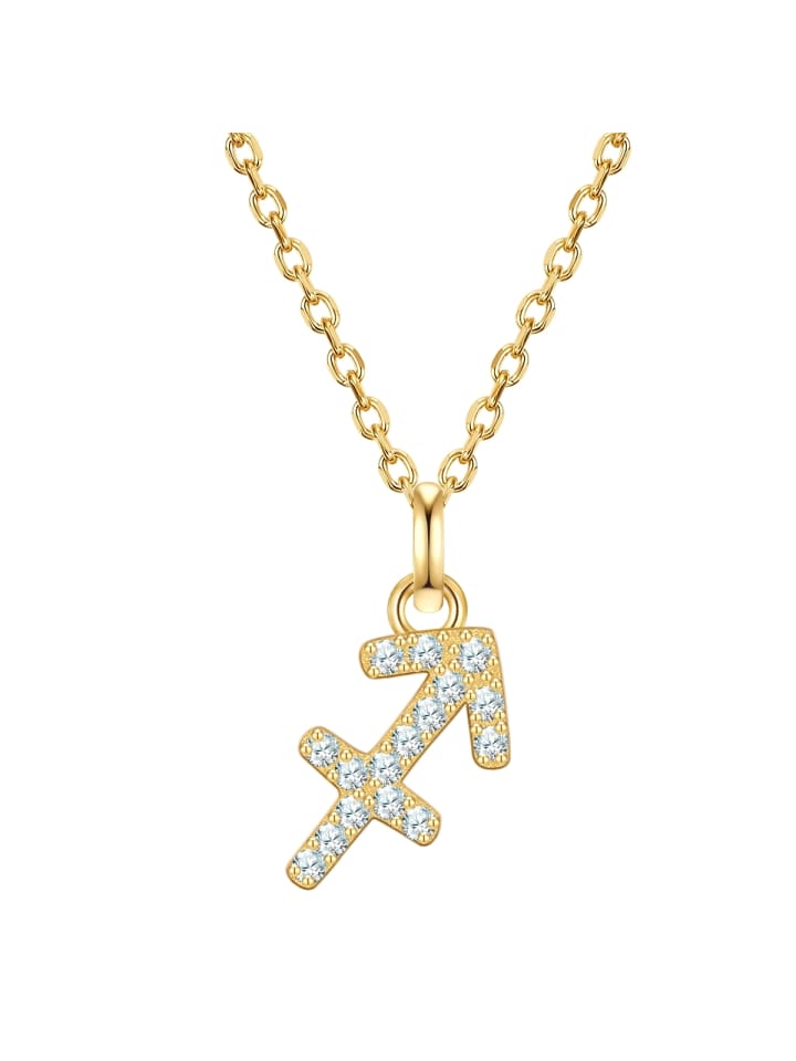 Glanzstücke München Колье со знаком зодиака Рыбы из стерлингового серебра с цирконами в оправе из желтого золота
Glanzstücke München Колье со знаком зодиака Рыбы из стерлингового серебра с цирконами в оправе из желтого золота