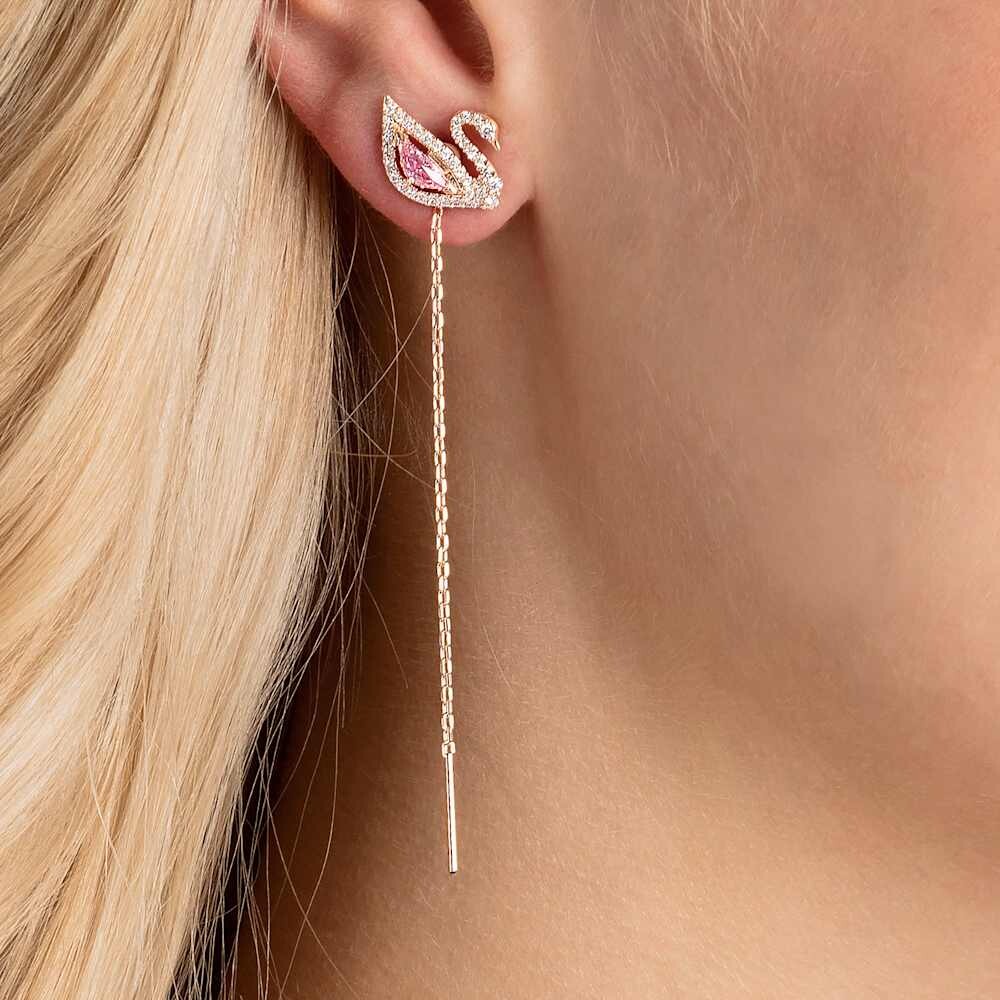 Серьги-Капли в форме лебедя Swarovski
Серьги-Капли в форме лебедя Swarovski