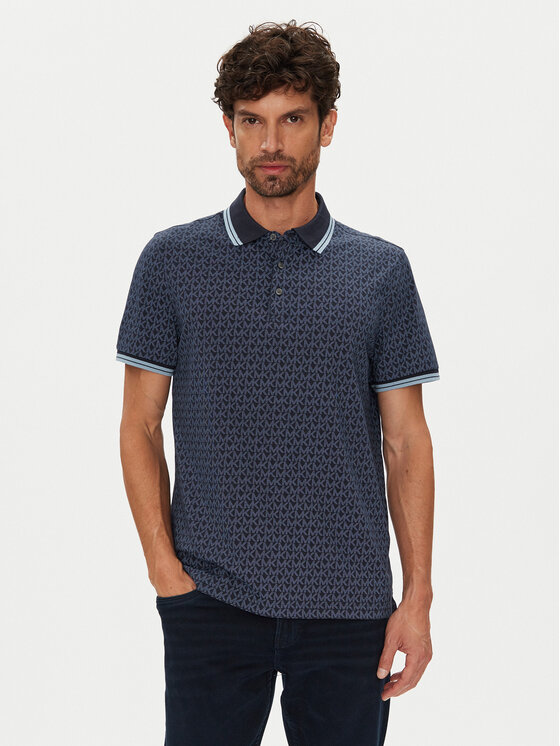 Поло regular fit CS550V85KS Michael Kors, синий 
Поло regular fit CS550V85KS Michael Kors, синий