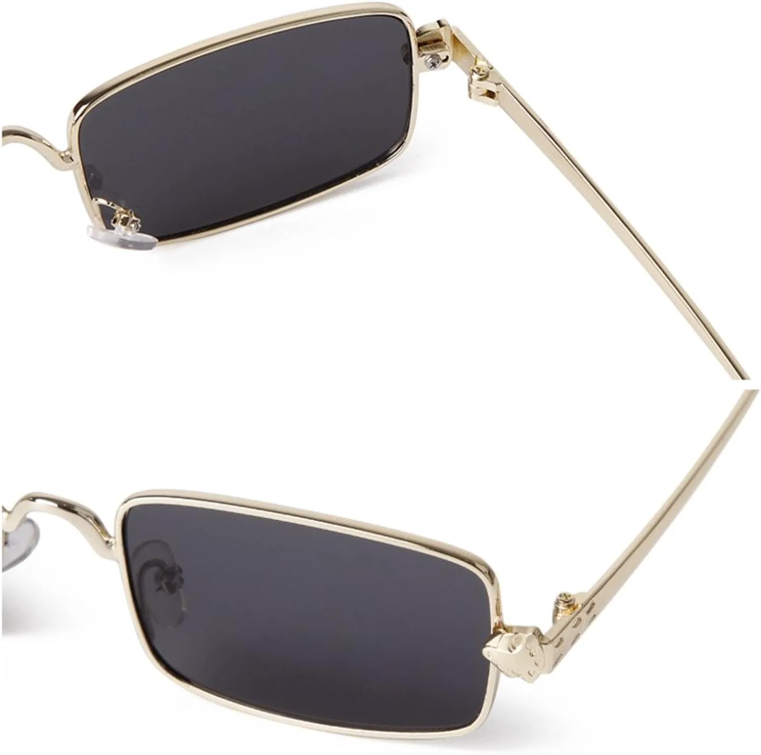 Маленькие классические модные солнцезащитные очки с прямоугольными линзами для женщин и мужчин, металлическая оправа, защита от УФ-излучения UV400 TVTBBVV, 6
Маленькие классические модные солнцезащитные очки с прямоугольными линзами для женщин и мужчин, металлическая оправа, защита от УФ-излучения UV400 TVTBBVV, 6