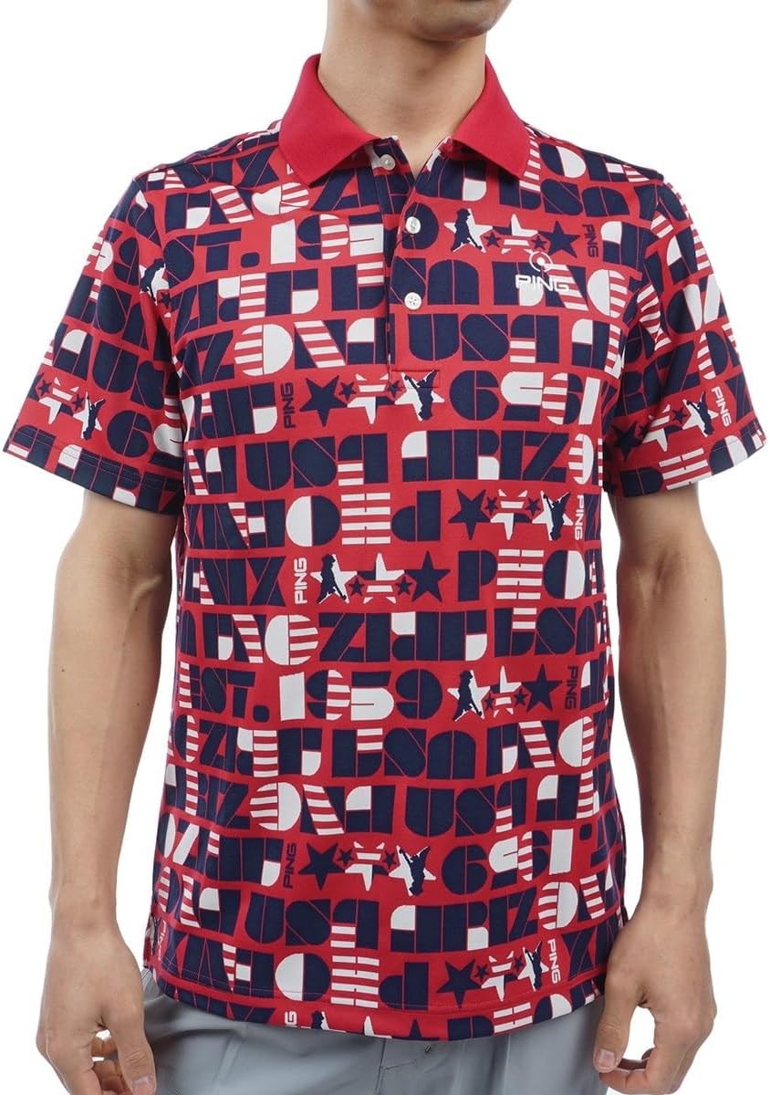 Мужская поло-рубашка с коротким рукавом Pin Apparel 621-4160313 (американский узор, жаккардовый рисунок) / для гольфа, 090розовый Ping
Мужская поло-рубашка с коротким рукавом Pin Apparel 621-4160313 (американский узор, жаккардовый рисунок) / для гольфа, 090розовый Ping