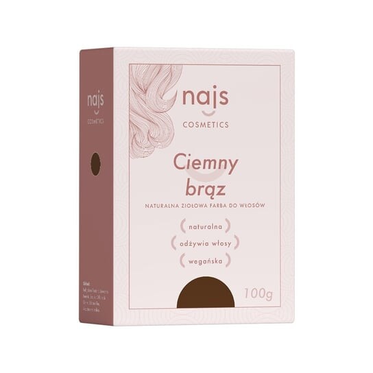 Индийская хна, темно-коричневая, 100 г Najs
Индийская хна, темно-коричневая, 100 г Najs