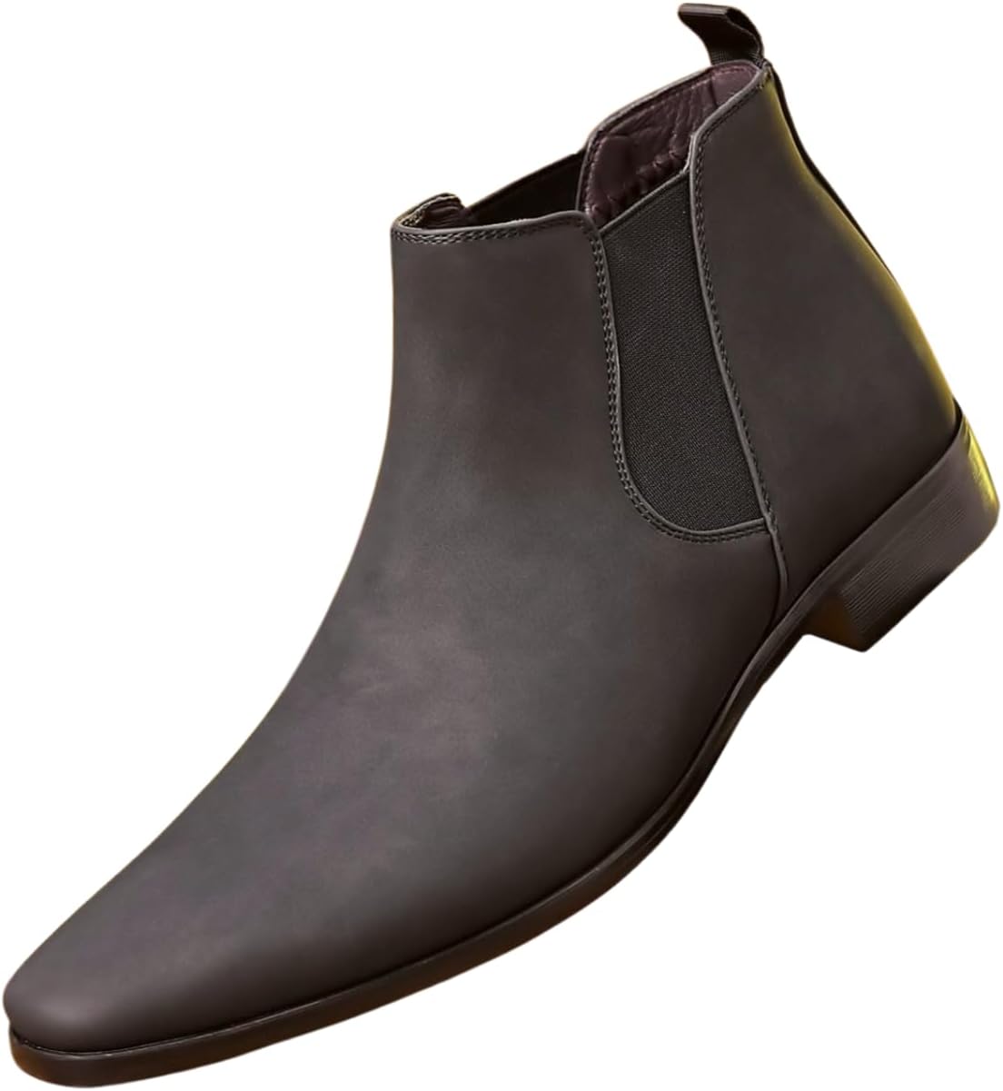 Мужские ботинки челси Santimon, классические матовые кожаные слипоны, ботильоны для повседневной носки и деловых встреч, черный
Мужские ботинки челси Santimon, классические матовые кожаные слипоны, ботильоны для повседневной носки и деловых встреч, черный