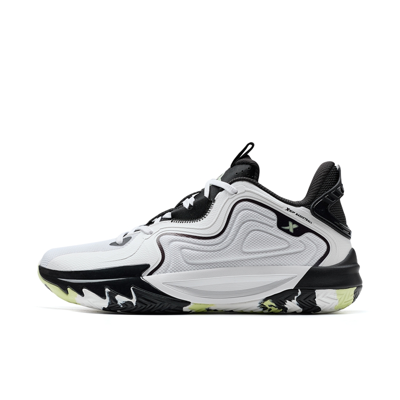 XTEP Баскетбольные кроссовки с низким верхом, амортизирующие, противоскользящие и износостойкие, мужские, белые, черные 
XTEP Баскетбольные кроссовки с низким верхом, амортизирующие, противоскользящие и износостойкие, мужские, белые, черные