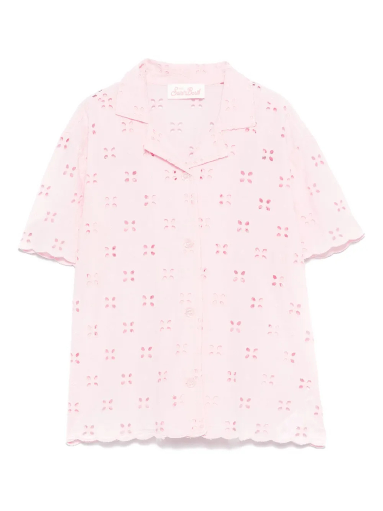 Рубашка с вышивкой ришелье MC2 Saint Barth Kids, розовый
Рубашка с вышивкой ришелье MC2 Saint Barth Kids, розовый