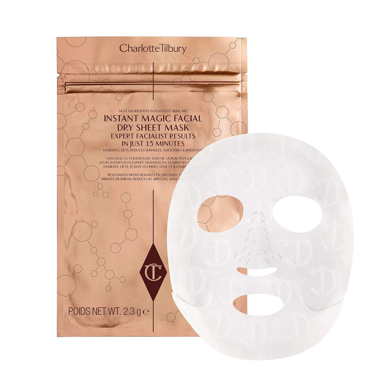 Сухая маска для лица Charlotte Tilbury Instant Magic Facial, 2.3 г
Сухая маска для лица Charlotte Tilbury Instant Magic Facial, 2.3 г