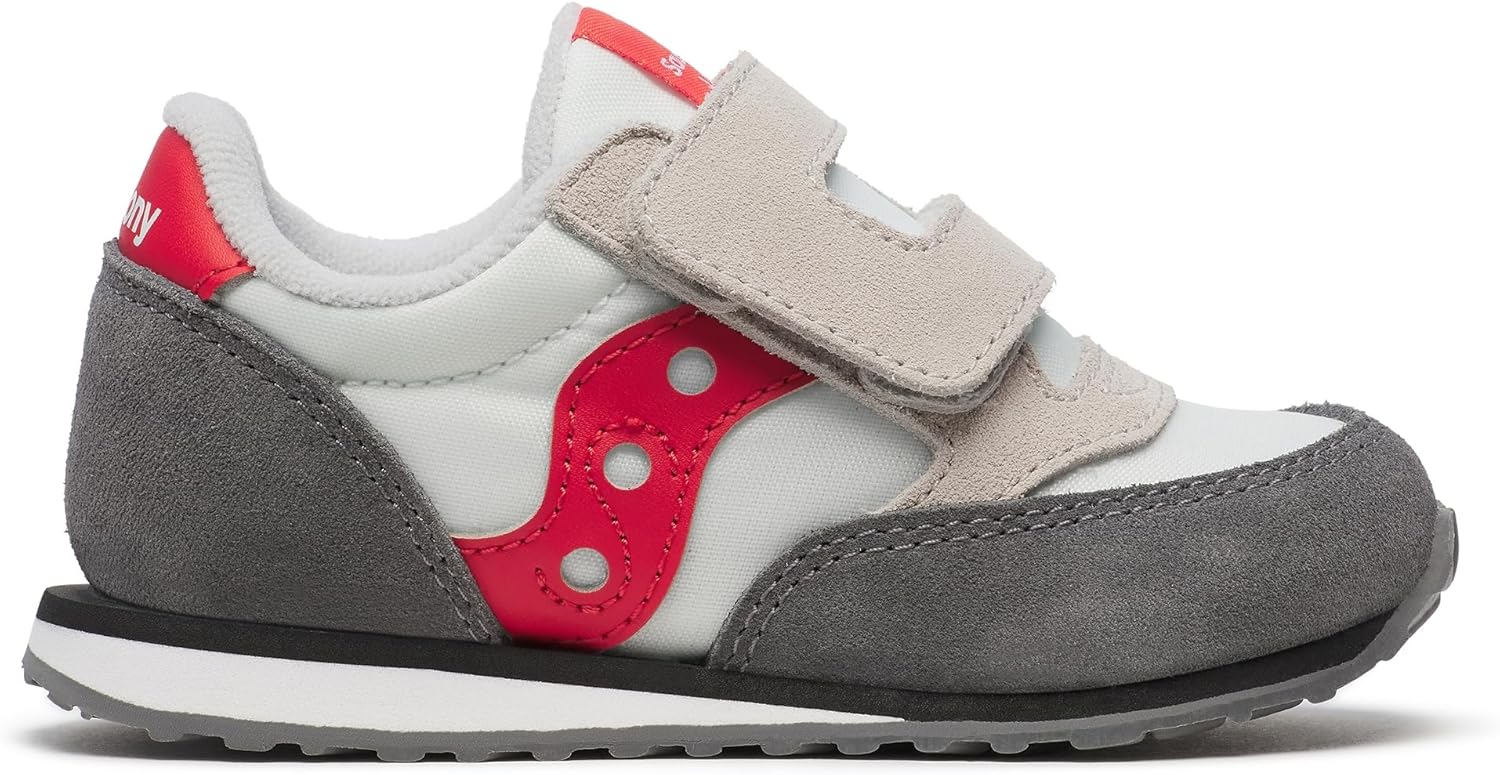 Детские кроссовки Saucony Baby Jazz на липучках, белый/красный/серый
Детские кроссовки Saucony Baby Jazz на липучках, белый/красный/серый