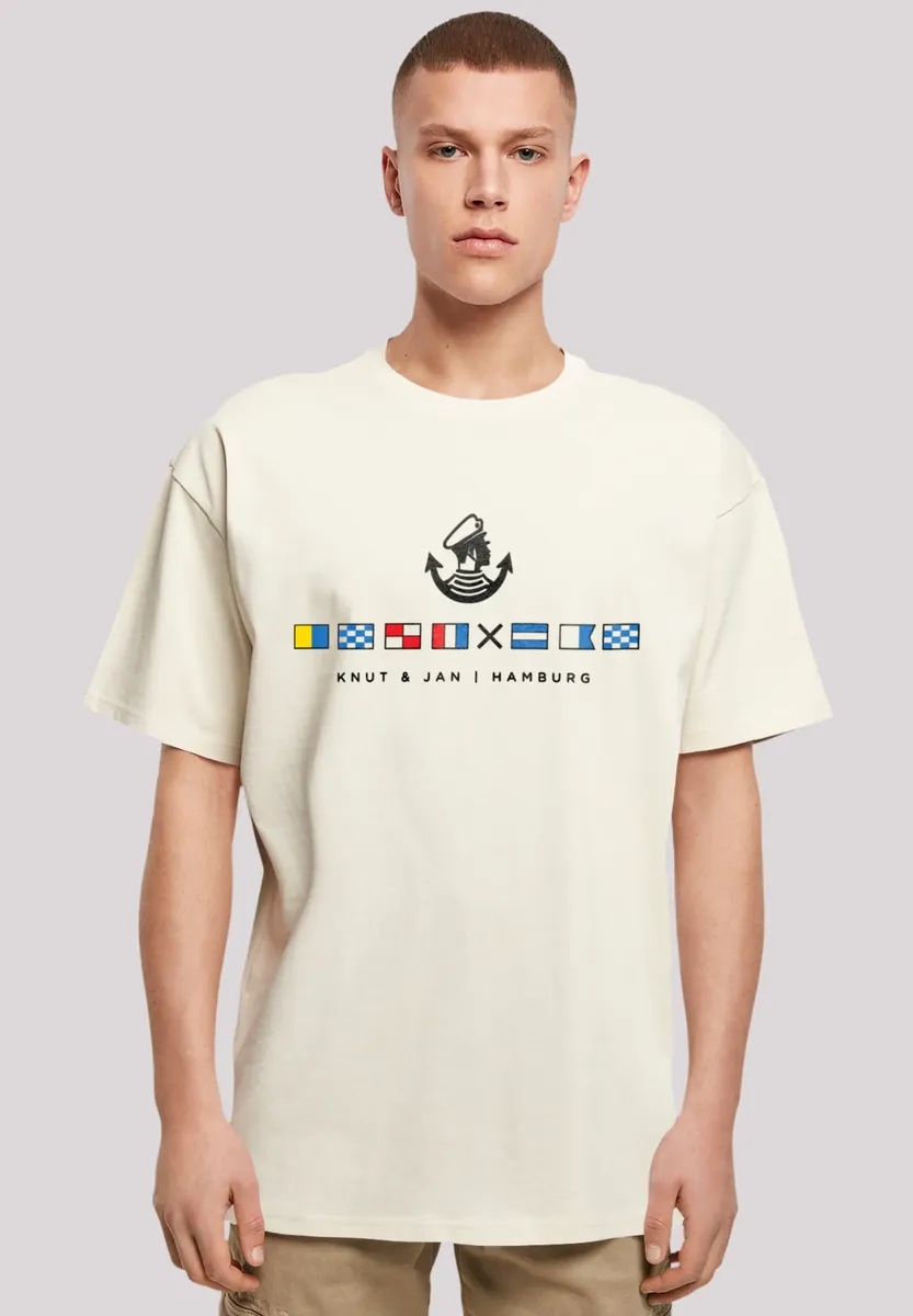 F4NT4STIC Футболка "Оверсайз-футболка Sailing Flags Knut & Jan Hamburg", принт, цвет Sand
F4NT4STIC Футболка "Оверсайз-футболка Sailing Flags Knut & Jan Hamburg", принт, цвет Sand