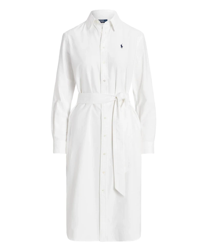 Хлопковое платье миди Polo Ralph Lauren, белый
Хлопковое платье миди Polo Ralph Lauren, белый