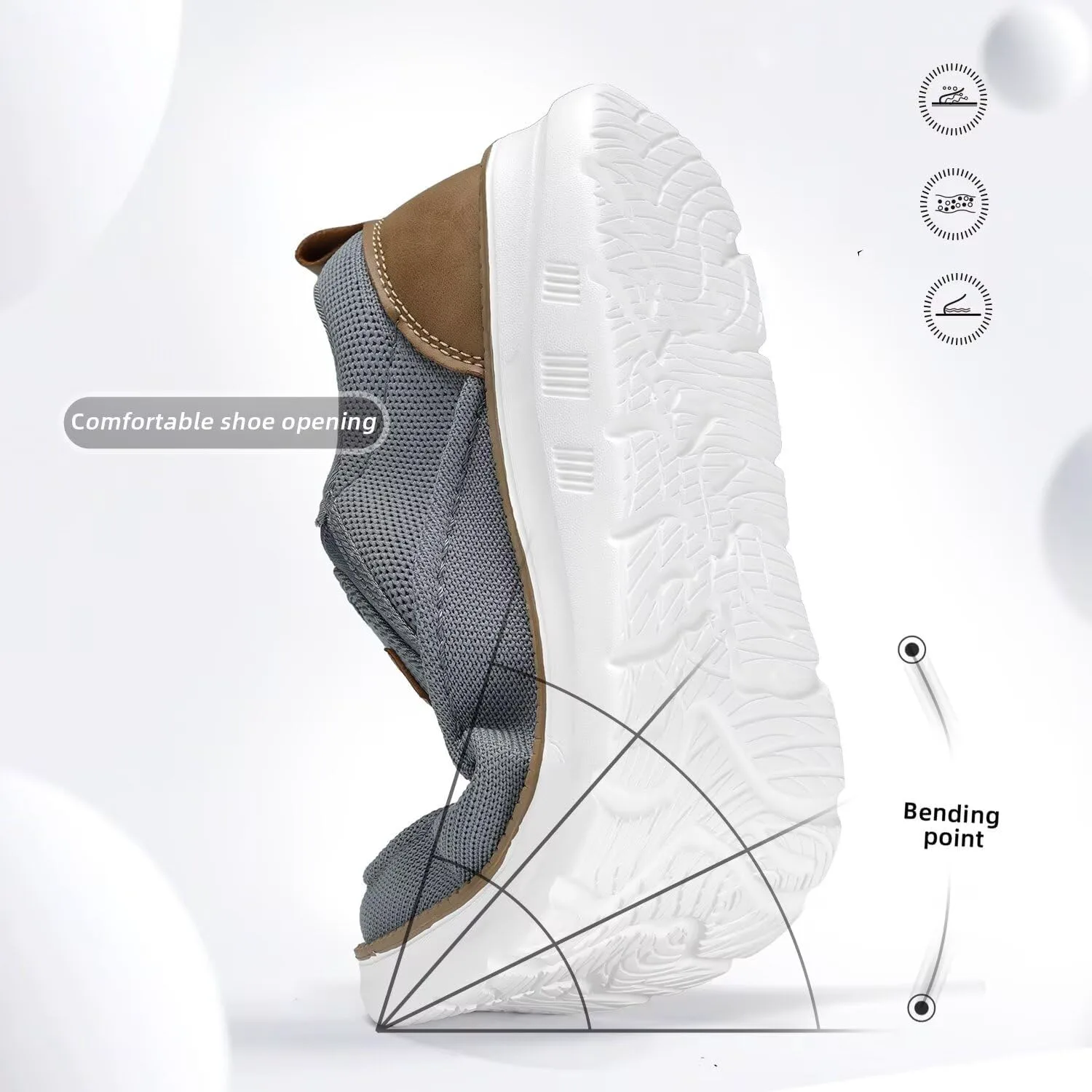 Мужские повседневные слипоны, лодочные туфли-лоферы, модные прогулочные кроссовки для работы, легкие сетчатые оксфорды с мягкой подошвой Wrezatro, серый
Мужские повседневные слипоны, лодочные туфли-лоферы, модные прогулочные кроссовки для работы, легкие сетчатые оксфорды с мягкой подошвой Wrezatro, серый