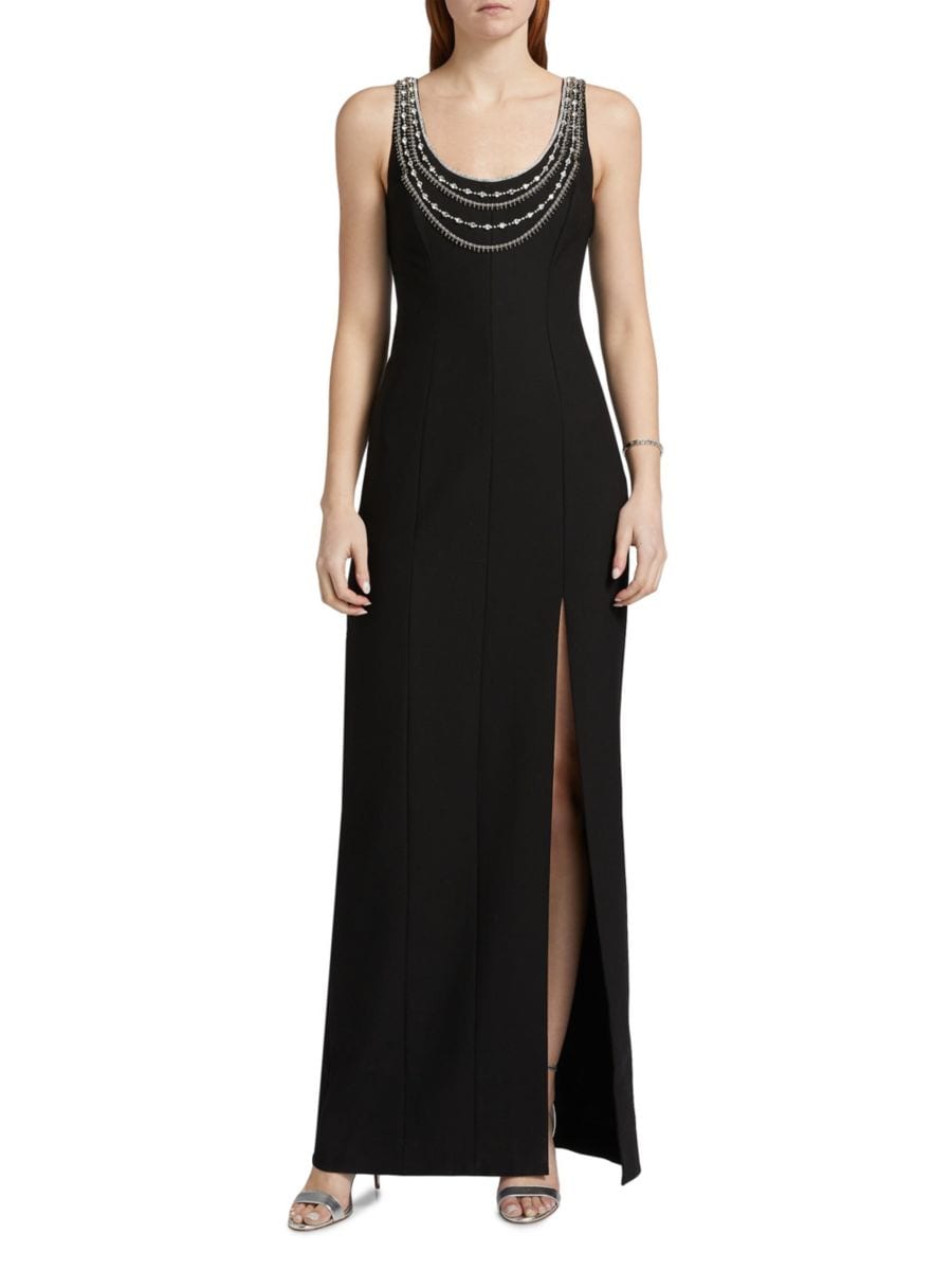 Платье-колонна April, украшенное кристаллами Cinq à Sept, черный
Платье-колонна April, украшенное кристаллами Cinq à Sept, черный