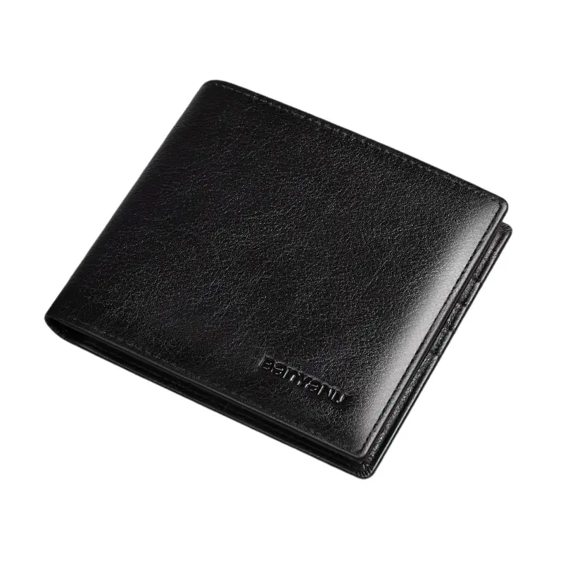 Кошелек из натуральной кожи Top Grain для мужчин Regular BANYANU, черный (top grain cow leather) anti-skimming
Кошелек из натуральной кожи Top Grain для мужчин Regular BANYANU, черный (top grain cow leather) anti-skimming