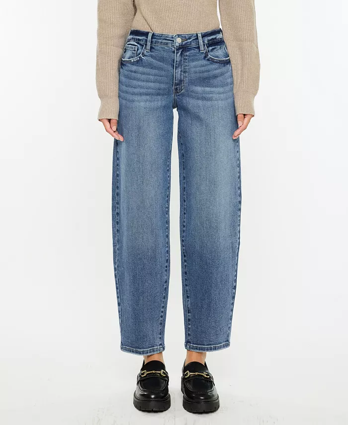 Женские джинсы Barrel с высокой талией Kancan, синий
Женские джинсы Barrel с высокой талией Kancan, синий