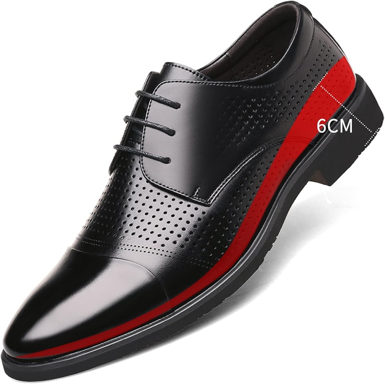 Мужские туфли Battle Men с подъемом роста - увеличивают рост на 6 см, дышащие, классические с шнуровкой, из натуральной кожи, с закрытым носком и блочным каблуком, черные, для формальной носки
Мужские туфли Battle Men с подъемом роста - увеличивают рост на 6 см, дышащие, классические с шнуровкой, из натуральной кожи, с закрытым носком и блочным каблуком, черные, для формальной носки