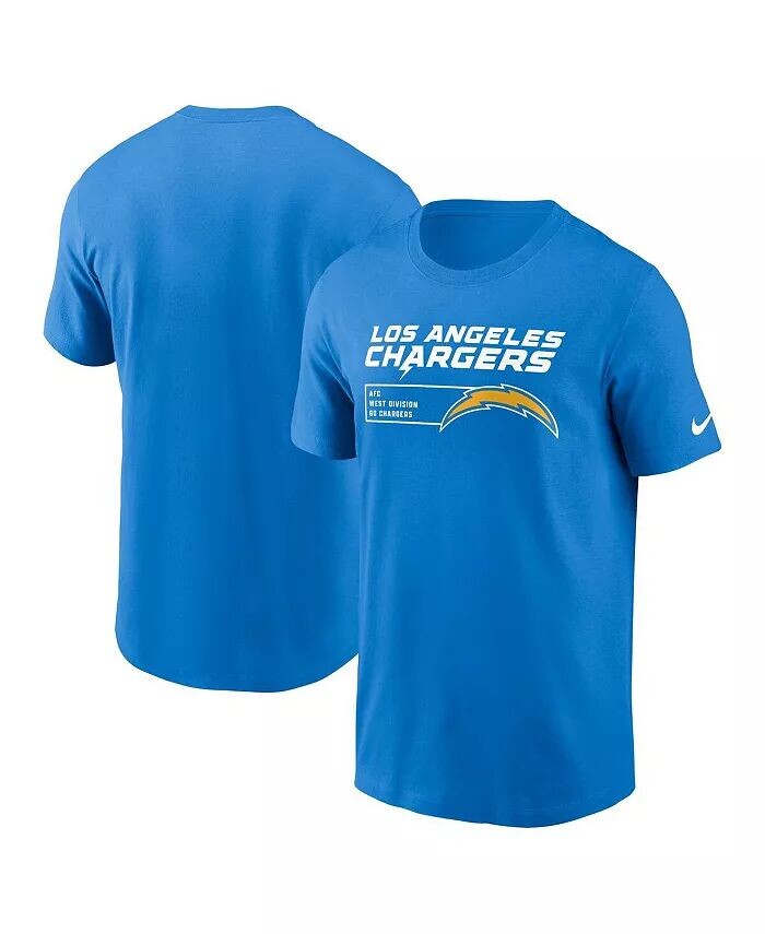 Мужская пудрово-синяя футболка Los Angeles Chargers Division Essential Nike
Мужская пудрово-синяя футболка Los Angeles Chargers Division Essential Nike
