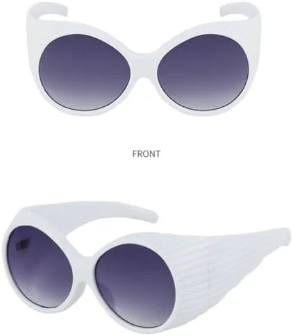 Большие круглые солнцезащитные очки для женщин, ретро-солнцезащитные очки с обтекаемой формой, модные солнцезащитные очки в крупной оправе MTZJH, C4 White Gray
Большие круглые солнцезащитные очки для женщин, ретро-солнцезащитные очки с обтекаемой формой, модные солнцезащитные очки в крупной оправе MTZJH, C4 White Gray