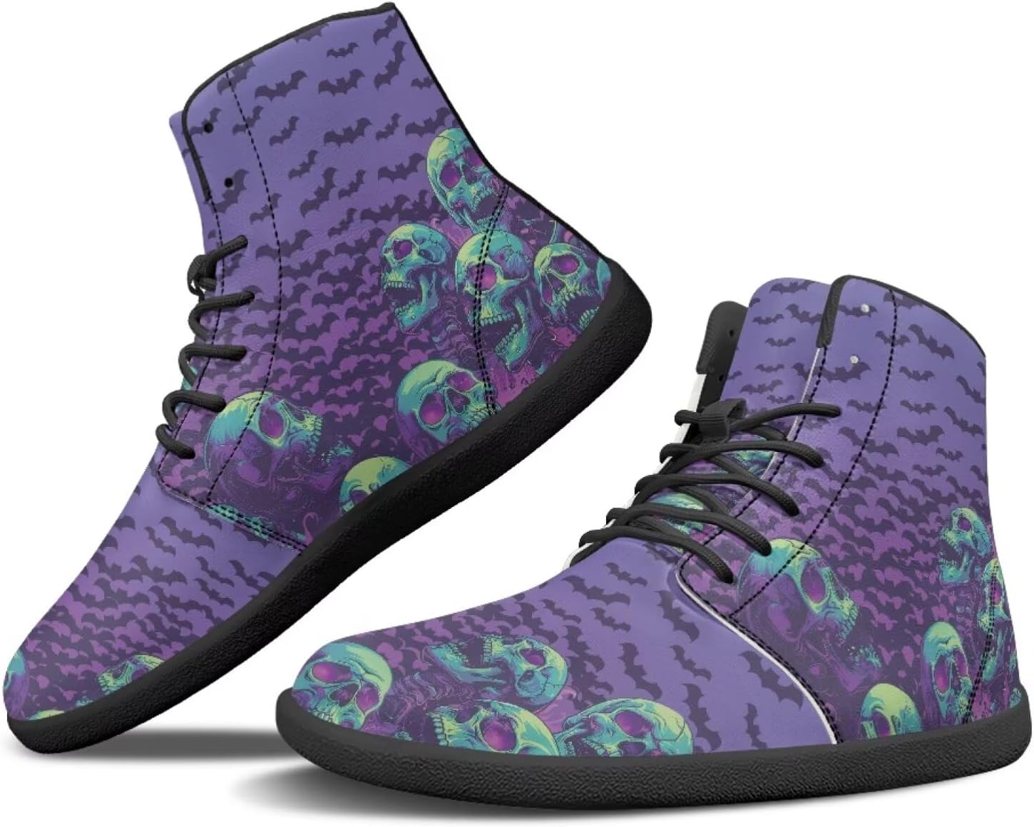 Мужские высокие зимние ботинки Binienty Barefoot Zero Drop для походов, водонепроницаемые, из искусственной кожи, Halloween Bats Skulls
Мужские высокие зимние ботинки Binienty Barefoot Zero Drop для походов, водонепроницаемые, из искусственной кожи, Halloween Bats Skulls