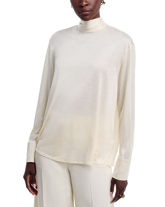 Шёлковая блузка Fabiana Filippi, коричневый/бежевый 
Шёлковая блузка Fabiana Filippi, коричневый/бежевый