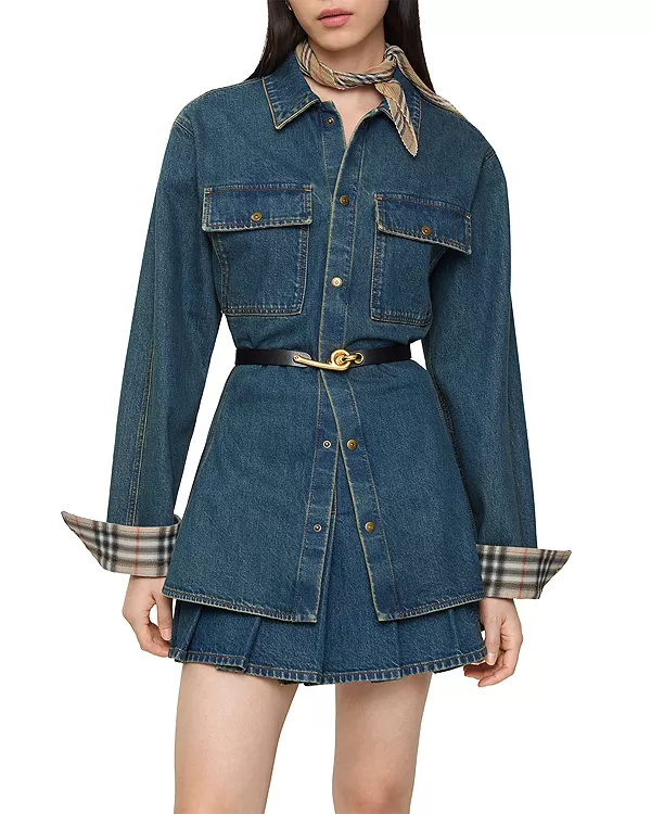 Джинсовая рубашка Dakota Burberry, синий
Джинсовая рубашка Dakota Burberry, синий