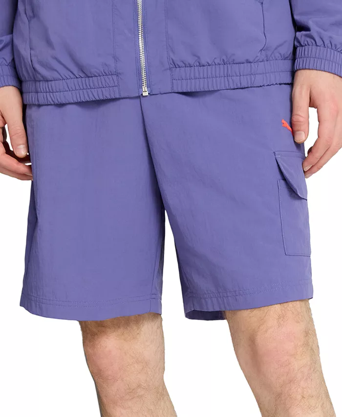 Мужские тканые карго-шорты Puma, синий
Мужские тканые карго-шорты Puma, синий