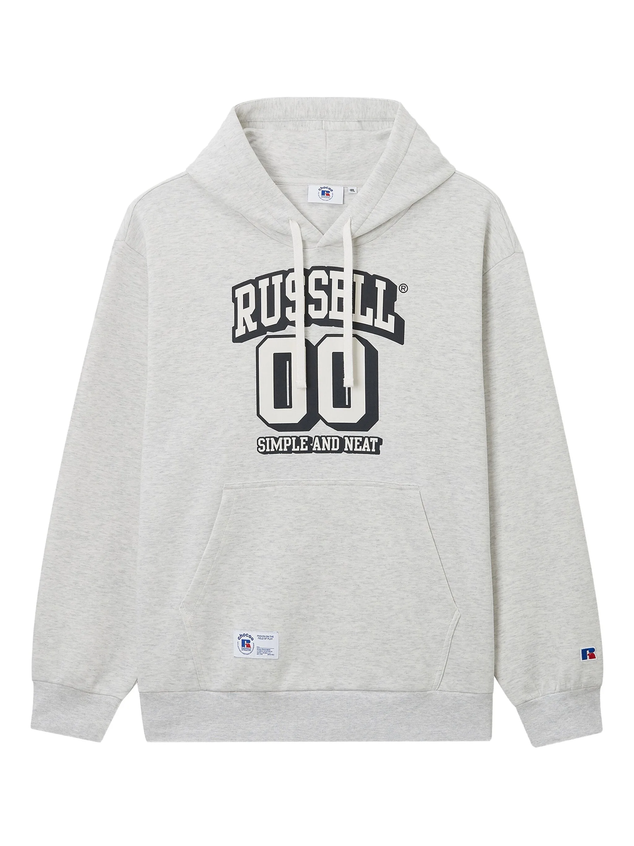 Худи с логотипом из коллаборации с Russell Athletic Chocoolate, серый
Худи с логотипом из коллаборации с Russell Athletic Chocoolate, серый