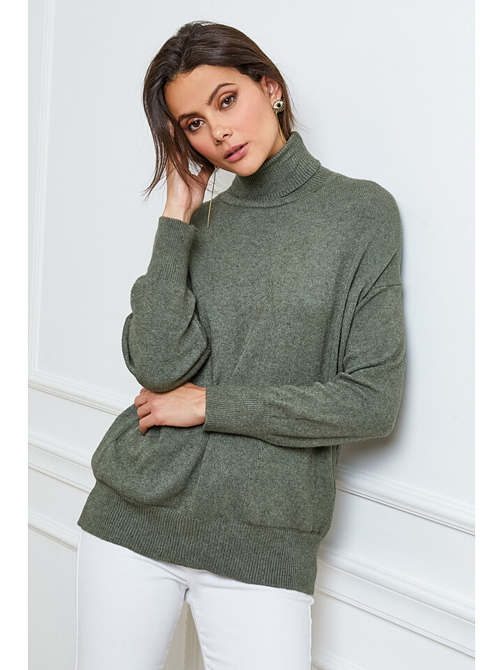 Свитер So Cachemire Rollkragen Elona, хаки
Свитер So Cachemire Rollkragen Elona, хаки